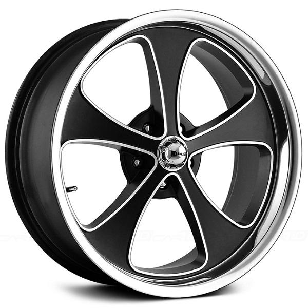 RIDLER 645 MATTE BLACK/MACHINED FACE/POLISHED LIP 18X8 5-120.65 0MM C.B-83.82MM