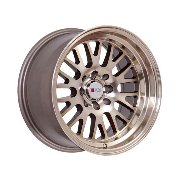 F1R-F04 MACHINE/BRONZE 15X8.0 4X100/4X4.5+0