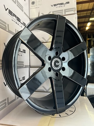 STREET FORCE SF054 24X10 6X135 Gloss Black +30 c.b-87.1 ****Special****