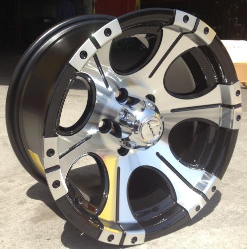 FLEXX-72 BLACK/MACHINE FACE 17X8.0 5X127 +0 +78.30