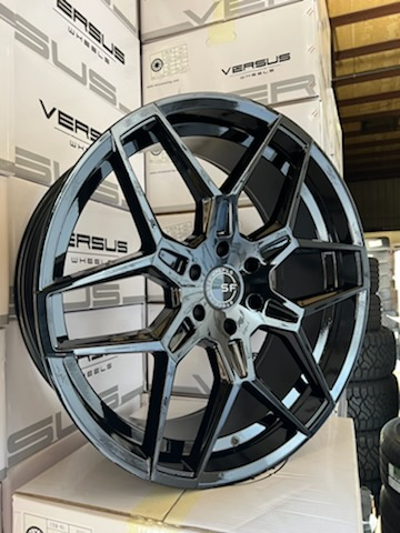 STREET FORCE SF22124 24X10 6X139.7 Gloss Black +30 c.b-78.1 **Special**