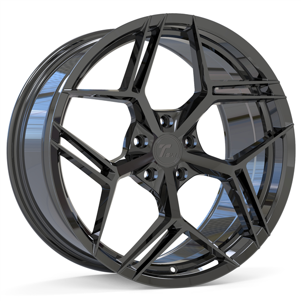 TISLI BLADE 20X8.5 5X112 +40MM 66.56 GLOSS BLACK