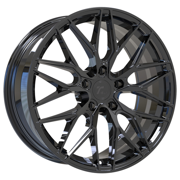 TISLI ECHO 19X9.5 5X112 +42MM 66.56 GLOSS BLACK