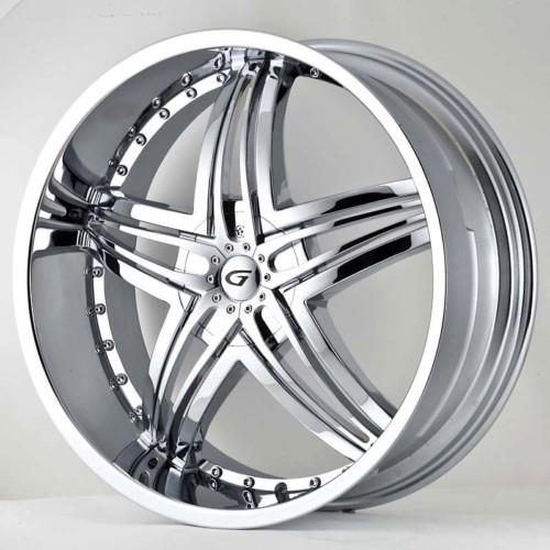 GIANNA BLITZ 22X8.5 5X4.5 CHROME
