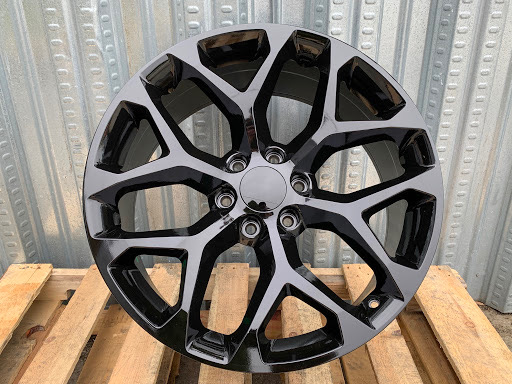 GM-1 GLOSS BLACK 20X9.0 6X5.5 +24 +78.1 *SNOWFLAKE* *AW*