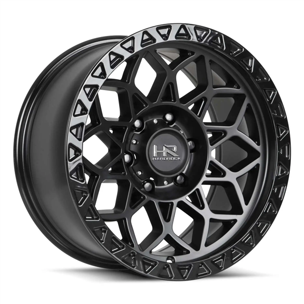 H108 17x9 6x135 -12 87.1 Matte Black-Black B/L