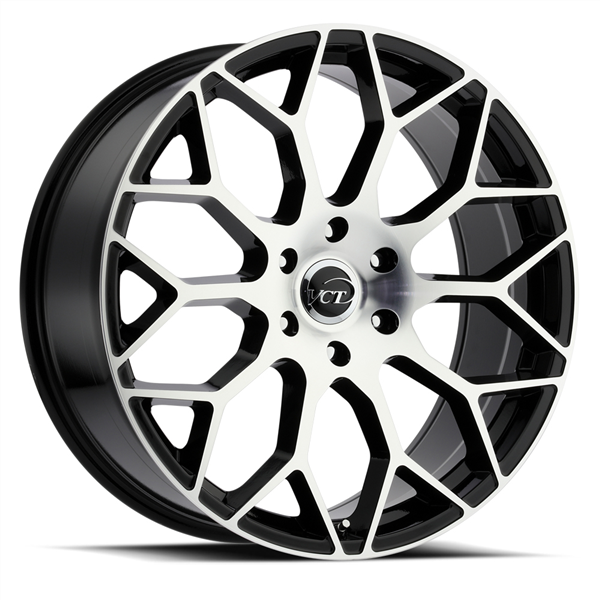 V82 22X9 6X139.7 +30 CB78.1 BLACK MACHINED