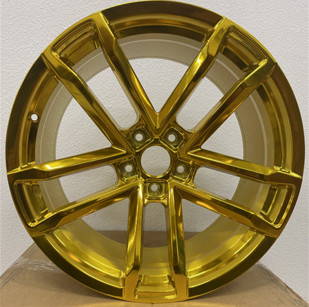 LB-70182 GOLD POLISHED 20X11.0 5X4.75/5X120 +43 +66.9 *FORGED 1 PC.* **NO CENTER CAPS**