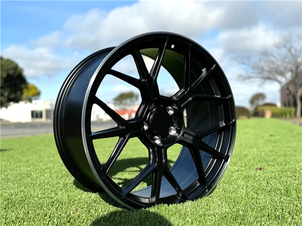 MB-21 MATTE BLACK MACHINED TIP 18X9.0 5X112 +38 +66.6