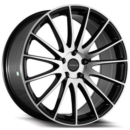 VRSUS VS11 18X8.5 5X114.3 +35MM 73.1 GLOSS BLACK MACHINED