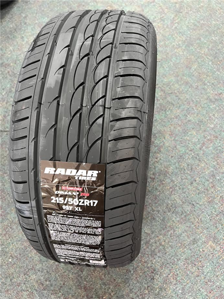 215/50R17 RADAR DIMAX R8 EV 95Y XL M+S 320AA**40K** EV COMPATIBLE