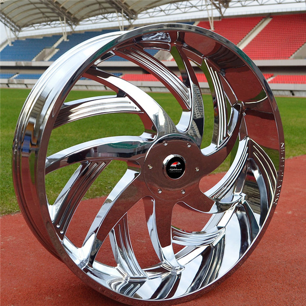 NIGHTHAWK LUXURY-N990 CHROME 28X9.5 6X135/6X5.5 +25 +87.1 **FLOATING CAPS**