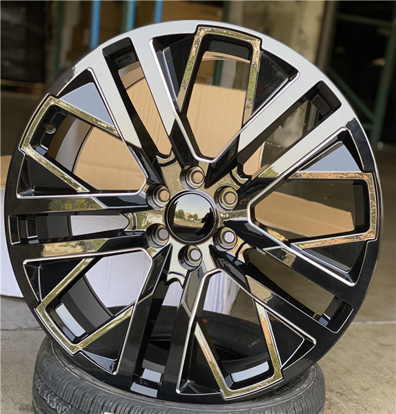O.E. REVOLUTION-D36 GLOSS BLACK/MILLED 26X10 6X5.5 +31 +78.1