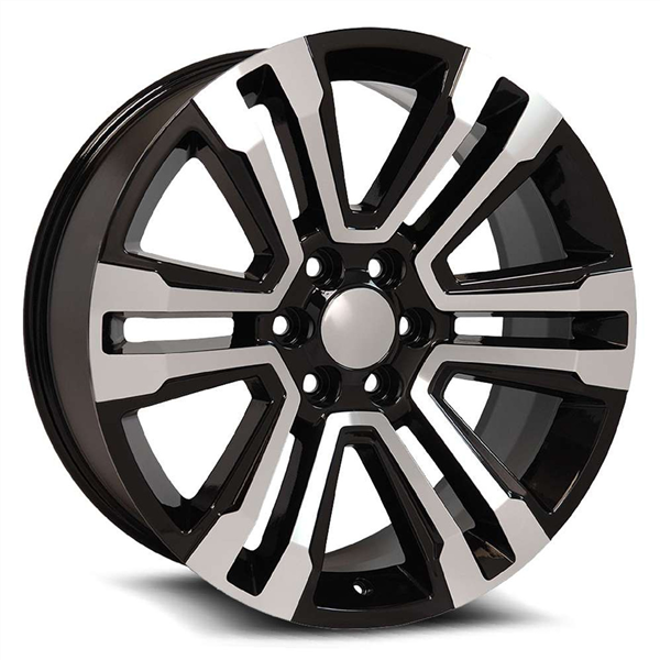 O.E. REVOLUTION-G10 GLOSS BLACK/MACHINE 26X10 6X5.5 +24 +78.1 *NC*