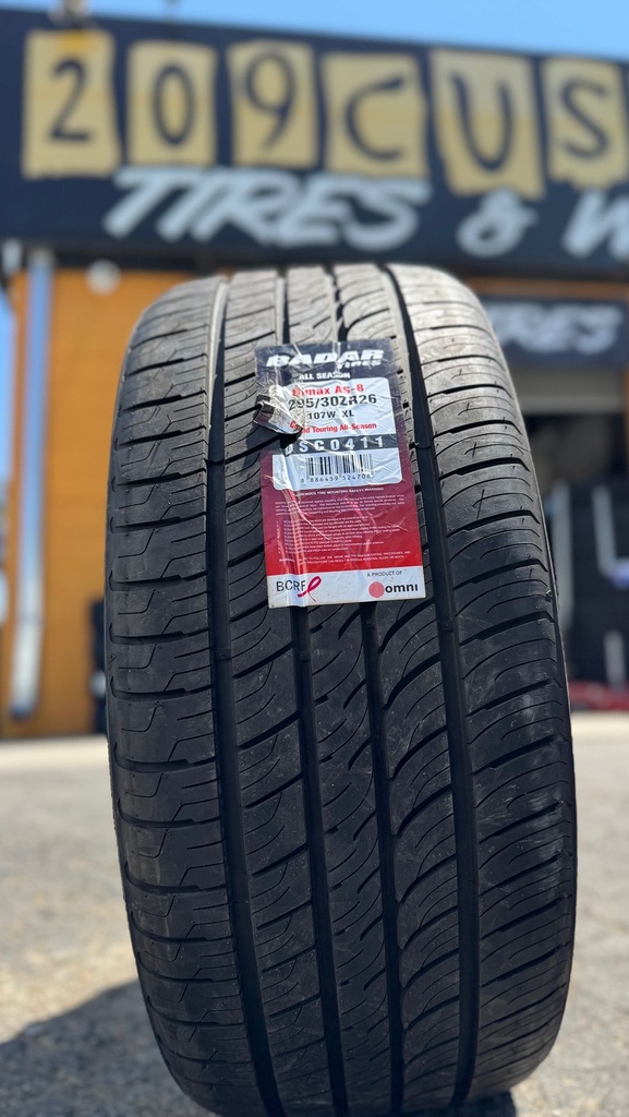 245/45ZR19 RADAR DIMAX AS-8 102W XL M+S 460AA**50K**+ROAD HAZARD