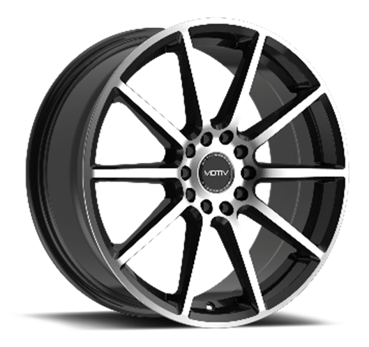 SMX-531 MATTE BLACK & MACHINED 16X7.5 5X100/5X114.3 +40 +73.1