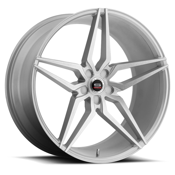 SPEC-1 MONOTEC SPM-81 SILVER/BRUSHED 20X9.0 BLANK +15 +73.1 *5X112/5X4.5/5X4.75*