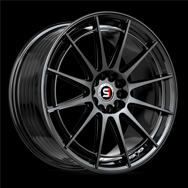 SPEC-1 SP-64 GLOSS BLACK 17X8.0 5X114.3/5X120 +42 +73.1 *NC*