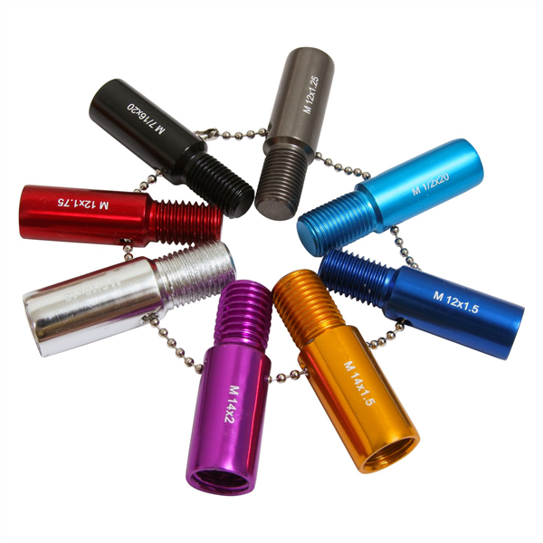 THREAD GAUGE IDENTIFIES 9 DIFFERENT LUG AND STUD THREAD SIZES