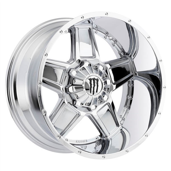 TIS MONSTER EDITION-543C CHROME 18X10 8X170 -25 +125.2