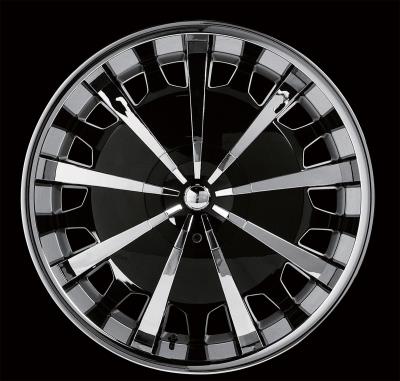 VERDE-V43 BLACK WITH CHR/INSERTS & CHR/LIP 22X9.5 6X5.5