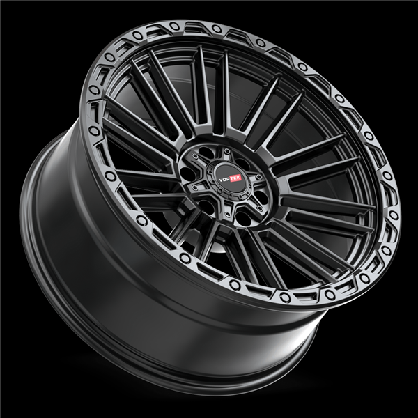 VORTEK VRT-604 SATIN BLACK 22X10 5X127/5X5.5 -18 +78.1 *NC*