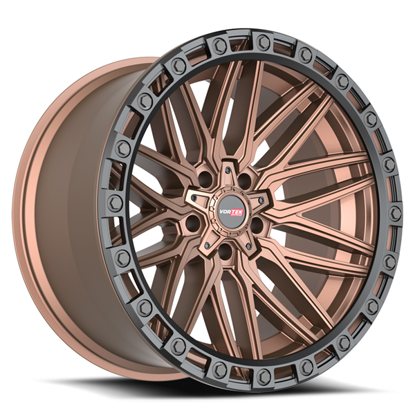 VORTEK VRT-608 APOLLO MATTE BRONZE WITH BLACK BEAD RING 20X10 5X127/5X139.7 -12 +78.1 *NC*