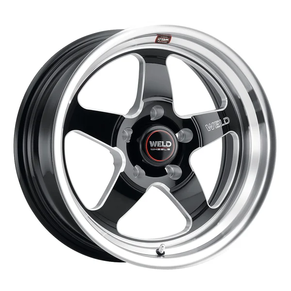 WELD VENTURA 17X8 5X120 +38 BS6.0 CB-72.56 GLOSS BLACK MILED