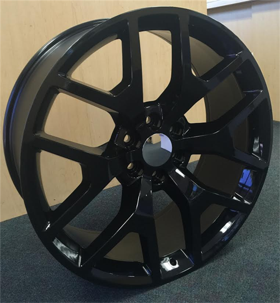 STW288-M 24X10+30 6X139.7 C.B-78.1 B BLACK**GMC REPLICA*****SPECIAL****