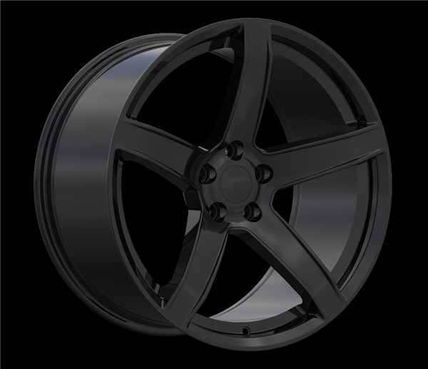 STW358-M 20X9.5+18 5X115 C.B-71.6 DFB DARK FLAT BLACK****HELLCAT DEMON REPLICA****