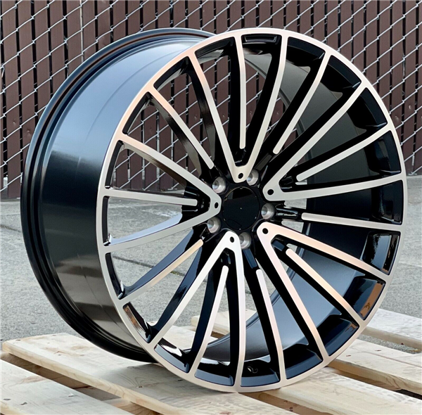 MB-15 GLOSS BLACK MACHINE FACE 19X9.5 5X112 +40 +66.6