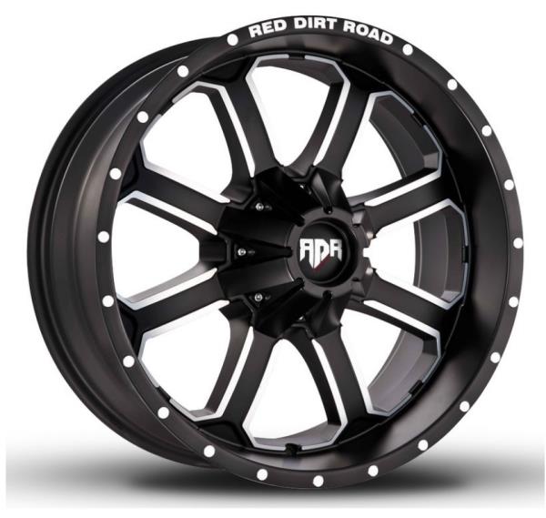 RDR RD01N-M 20X10-24 6X135+6X139.7 C.B-108 MACHINED/BLACK(DIRT) MFB+MO+ME