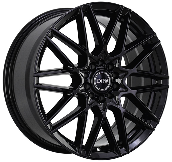 DRW-D17 17X7.0 4X108/4X114.3 +40 C.B 73.1 GLOSS BLACK
