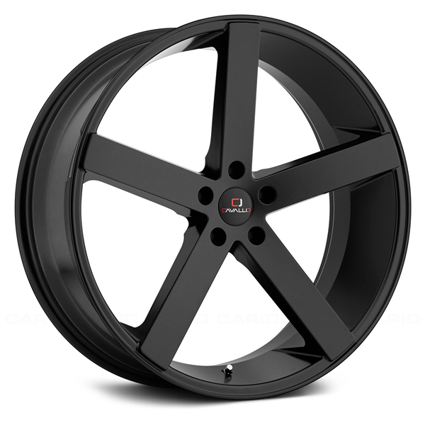 CAVALLO-CLV5 20X8.5 5X114.3/5X115 +35 C.B 74.1 GLOSS BLACK