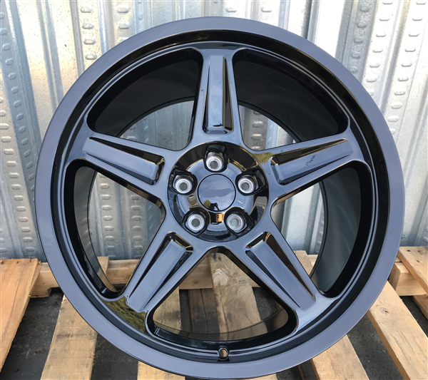 SR-1 20X10.5 5X115 +22 C.B 71.5 GLOSS BLACK**DODGE CHARGER DEMON REPLICA**