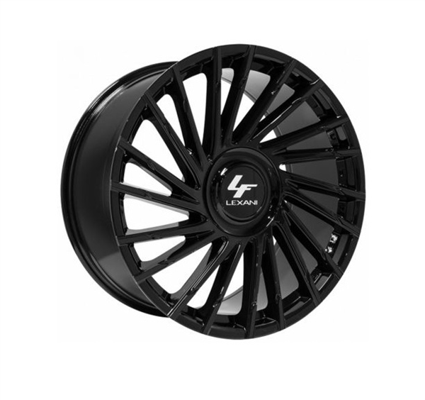 LEXANI WRAITH 24X9.0 5X120/5X130 ET25 FULL GLOSS BLACK 74.1MM CB