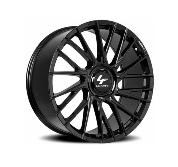 LEXANI VELAR 24X9.0 5X112/5X120 ET25 FULL GLOSS BLACK 74.1MM CB