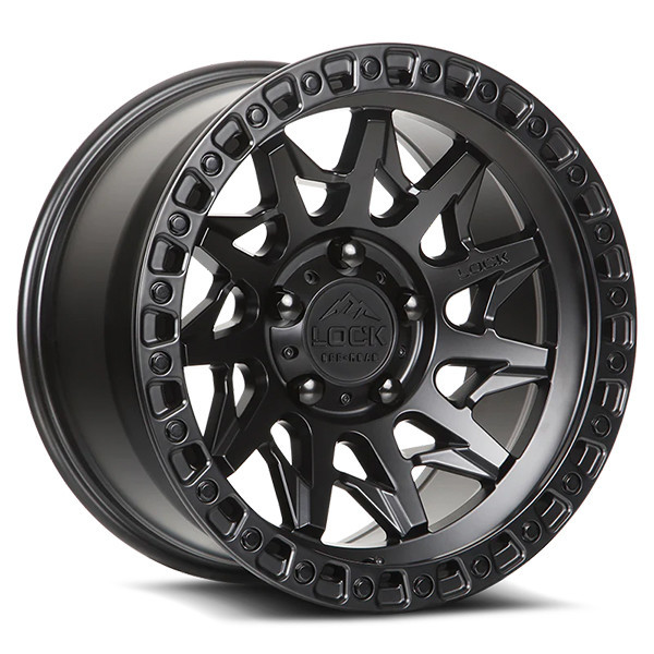 LOCK OFFROAD LUNATIC 18X9 6X139.7 -12 C.B 106.2 MATTE BLACK