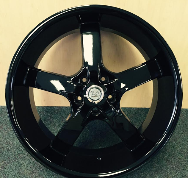 U255 22X9.5+30 6X135 C.B-87.1 B GLOSSY BLACK