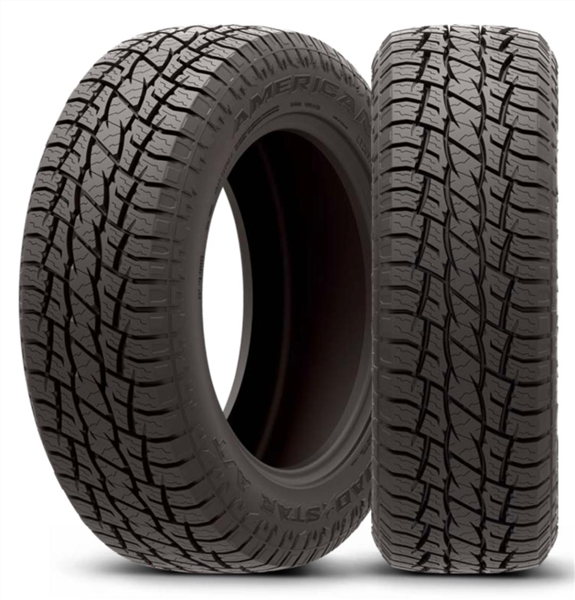 LT265/60R20 AMERICAN ROADSTAR A/T 121/118S ( 10 PLY )( 50,000 MILES + ROAD HAZARD )