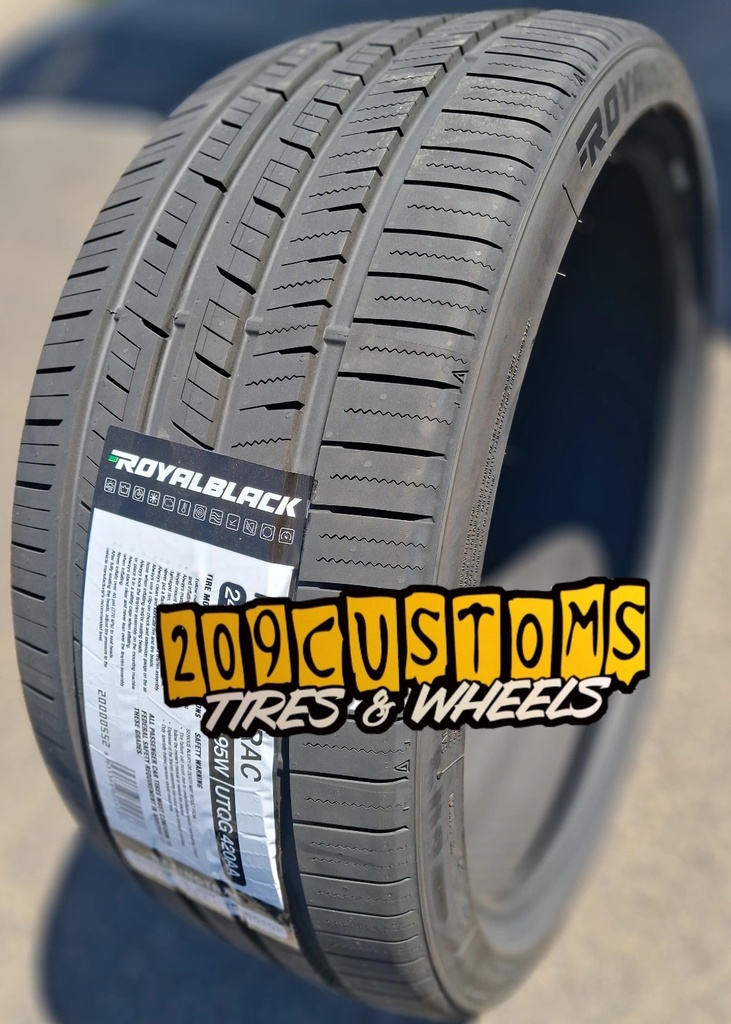 265/40R22 ROYALBLACK RACINGTRAC 106W 420-A-A 50K + ROAD HAZARD