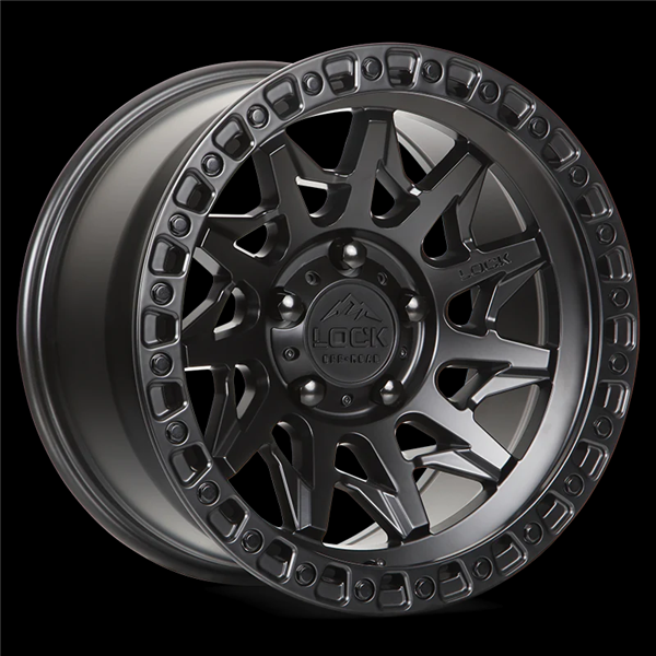 LOCK OFFROAD LUNATIC 18X9-12 5X127 CB-71.5 MATTE BLACK