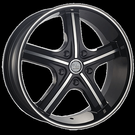 U2-55 22X9.5 6X139.7 +13 CB 78.1 GLOSS BLACK