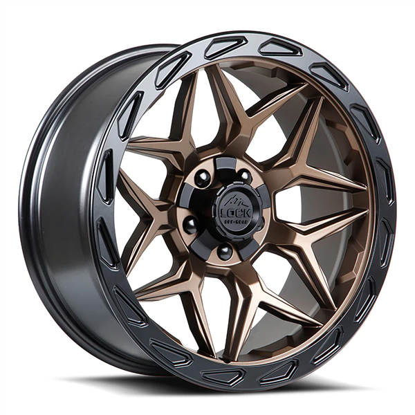 LOCK OFFROAD MATRIX 20X9+0 5X127+5X139.7 CB-87.1 MATTE BRONZE W/BLACK RING