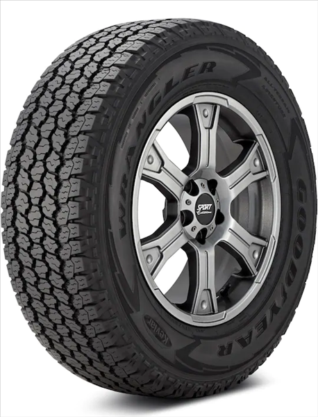 LT275/70R18 10PR GOODYEAR WRANGLER ALL-TERRAIN ADVENTURE WITH KEVLAR 125/122R 60K BSW