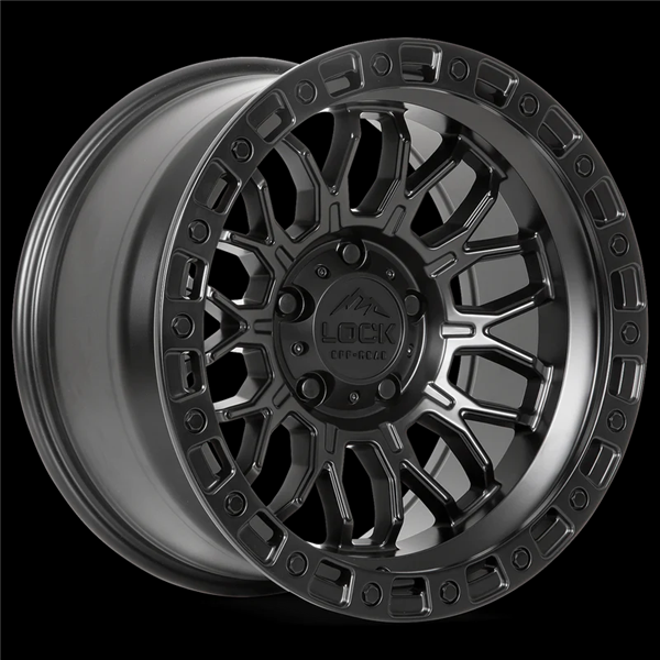 LOCK OFFROAD COMBAT 17X9+1 6X139.7 CB-106.2 MATTE BLACK
