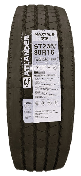 ST 235/80R16 ATLANDER MAXTRLR77 129/125L ( 14 PLY ) ALL STEEL ** 110 PSI **