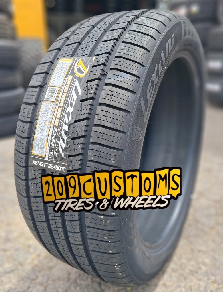 P215/45R17 LEXANI QUATTRO TEMPO TOUR AW 91V BLK 600A-A  70K+ ROAD HAZARD