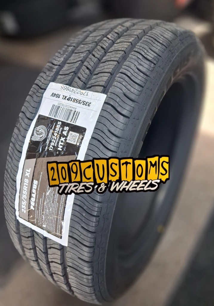 265/60R18 PEGASUS HTX A/S 110H 560 A A  50K+ ROAD HAZARD