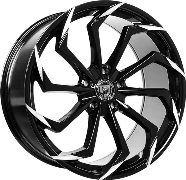 LEXANI STATIC 20X10 5X114.3 +45 C.B 74.1 BLACK MACHINED
